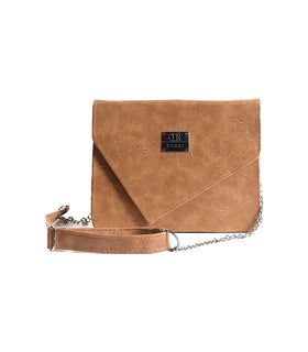 Denri Avana Sling Bag | Vegan Leather Tote | Secure Flap & Internal Pocket
