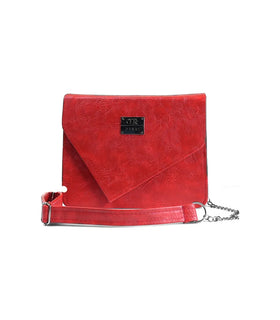 Denri Avana Sling Bag | Vegan Leather Tote | Secure Flap & Internal Pocket