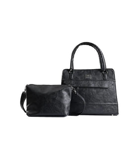 Cess Large Work Tote Bag for Women – Fits 17.3″ Laptop, Stanley Cup Pocket