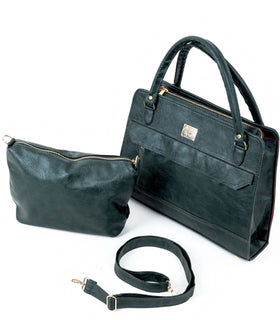 Cess Large Work Tote Bag for Women – Fits 17.3″ Laptop, Stanley Cup Pocket