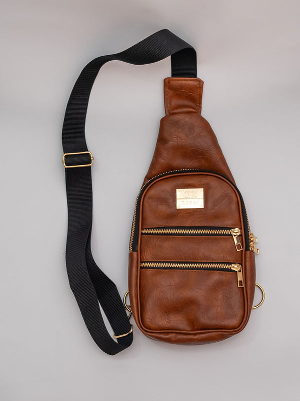 Denri Mini Umbra Chest Bag | Lightweight Build, Front Zipper & Adjustable Strap
