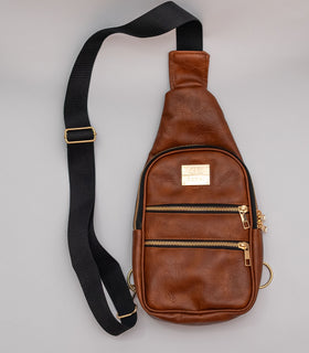 Denri Mini Umbra Chest Bag | Lightweight Build, Front Zipper & Adjustable Strap