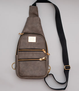 Denri Mini Umbra Chest Bag | Lightweight Build, Front Zipper & Adjustable Strap