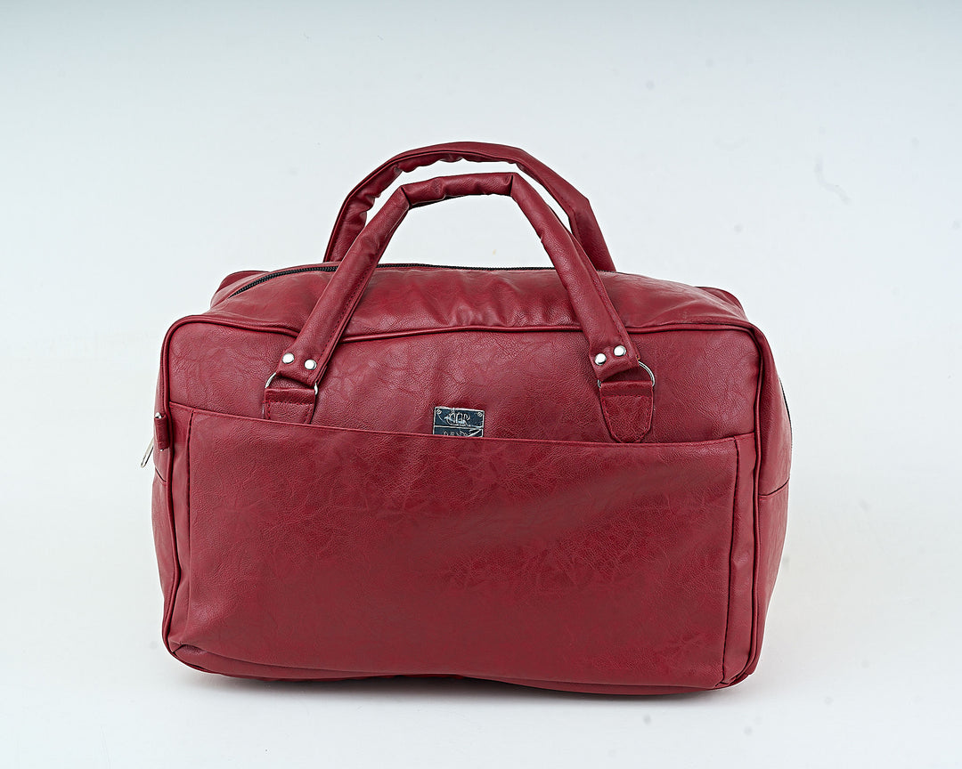 Denri | Taji Travel Bag | Minimalist Wide-Body Duffle | Detachable Strap, Luggage Pass-Through & Multiple Pockets