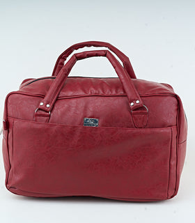 Denri | Taji Travel Bag | Minimalist Wide-Body Duffle | Detachable Strap, Luggage Pass-Through & Multiple Pockets