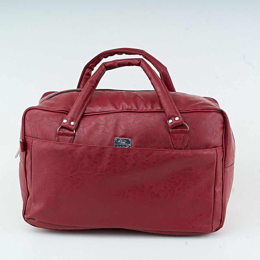 Denri | Taji Travel Bag | Minimalist Wide-Body Duffle | Detachable Strap, Luggage Pass-Through & Multiple Pockets