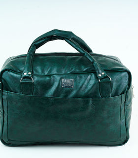 Denri | Taji Travel Bag | Minimalist Wide-Body Duffle | Detachable Strap, Luggage Pass-Through & Multiple Pockets