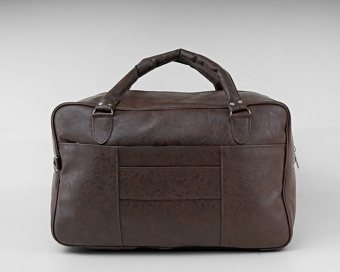 Denri | Taji Travel Bag | Minimalist Wide-Body Duffle | Detachable Strap, Luggage Pass-Through & Multiple Pockets