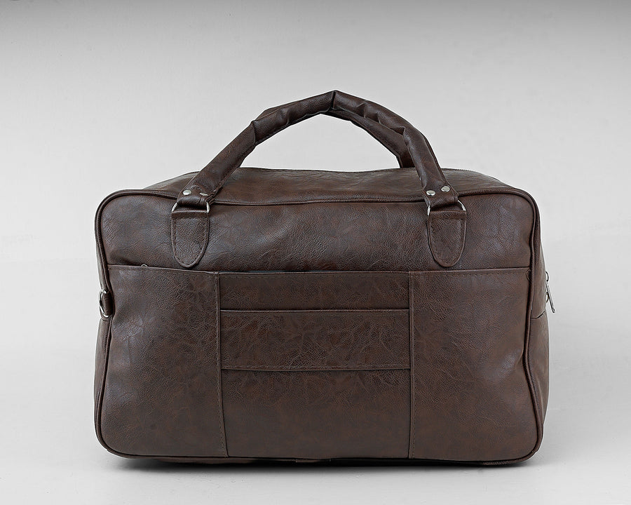 Denri | Taji Travel Bag | Minimalist Wide-Body Duffle | Detachable Strap, Luggage Pass-Through & Multiple Pockets