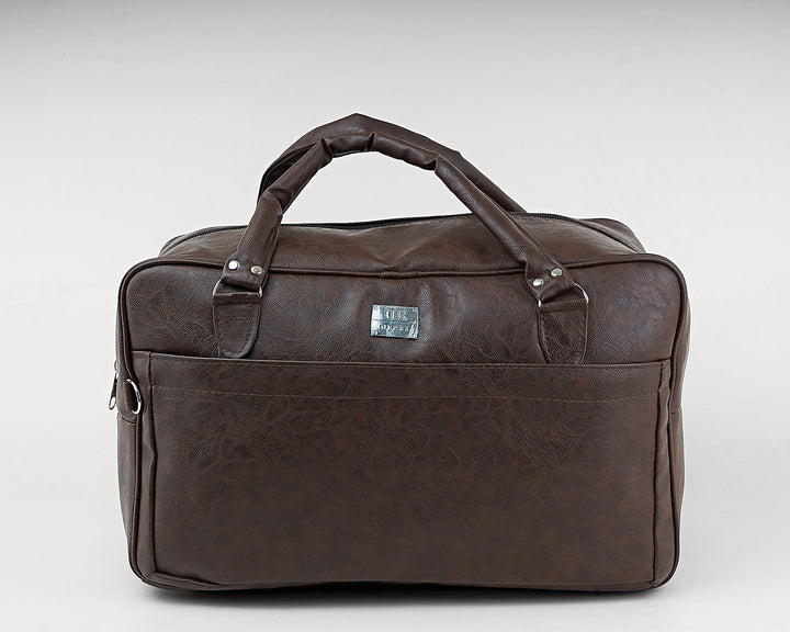 Denri | Taji Travel Bag | Minimalist Wide-Body Duffle | Detachable Strap, Luggage Pass-Through & Multiple Pockets