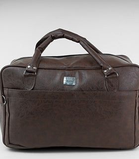 Denri | Taji Travel Bag | Minimalist Wide-Body Duffle | Detachable Strap, Luggage Pass-Through & Multiple Pockets