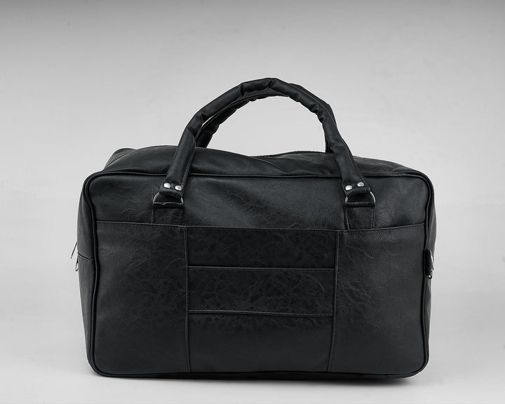 Denri | Taji Travel Bag | Minimalist Wide-Body Duffle | Detachable Strap, Luggage Pass-Through & Multiple Pockets