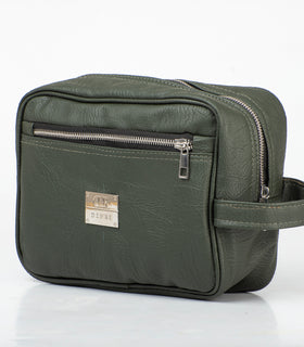 Denri Wash Bag | Water-Resistant Material, Zip Compartments & Hanging Loop