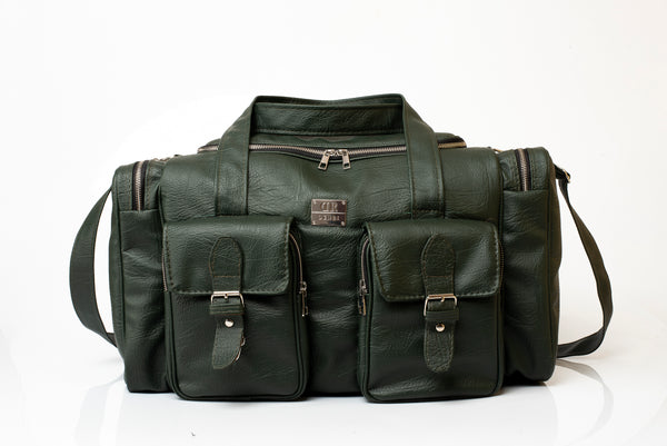 Denri Sarai Travel Bag | PU Leather Carry-On & Shoe-Pouch Travel Bag | Waterproof