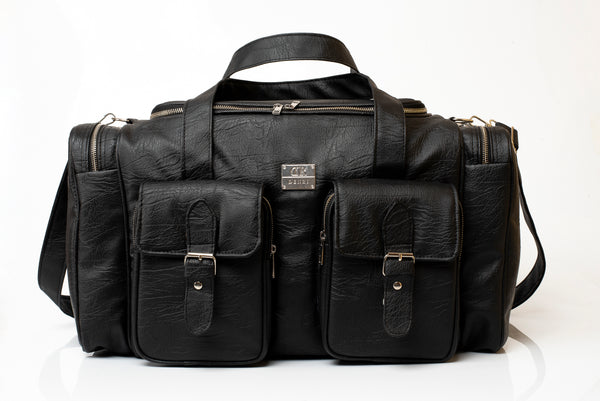 Denri Sarai Travel Bag | PU Leather Carry-On & Shoe-Pouch Travel Bag | Waterproof