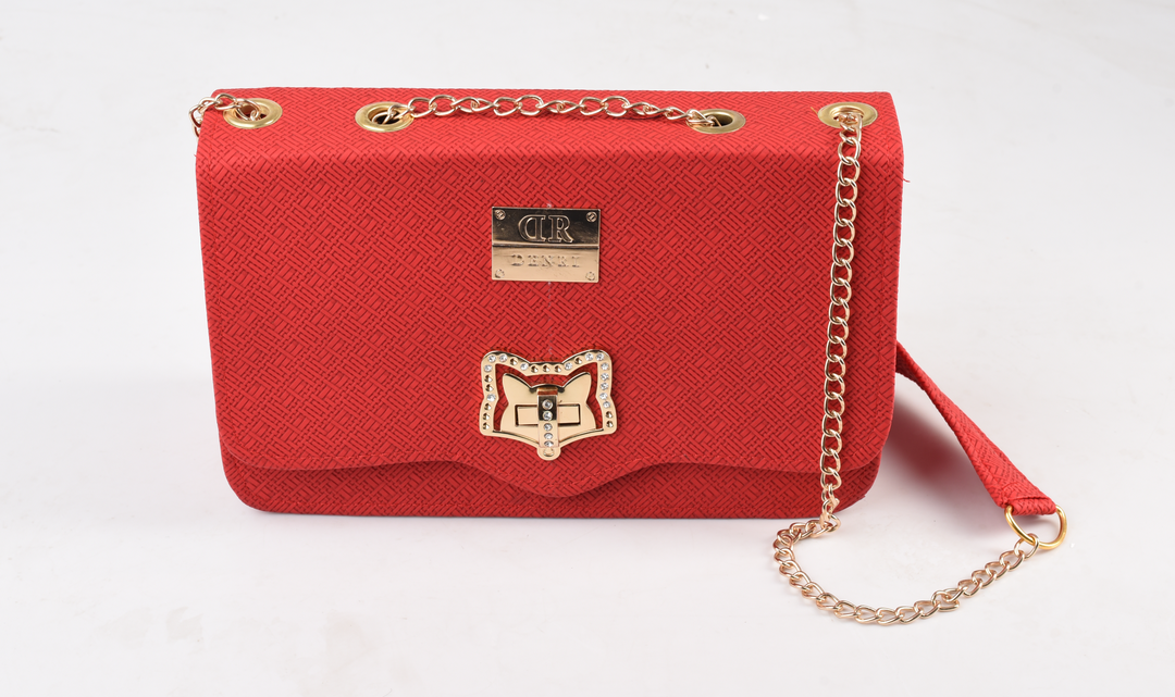 Ella Pattern Red Sling Bag