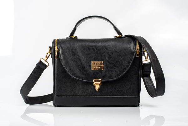 Denri Cleo Handbag | Crossbody Shoulder Bag | Internal & External Pockets, Adjustable Strap