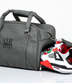 Denri Gym bag | Gym, Training & Travel Use | Ventilated, Shoe Pocket & Adjustable Strap