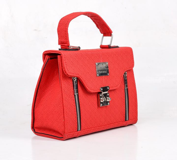 Karina Pattern Red Handbag