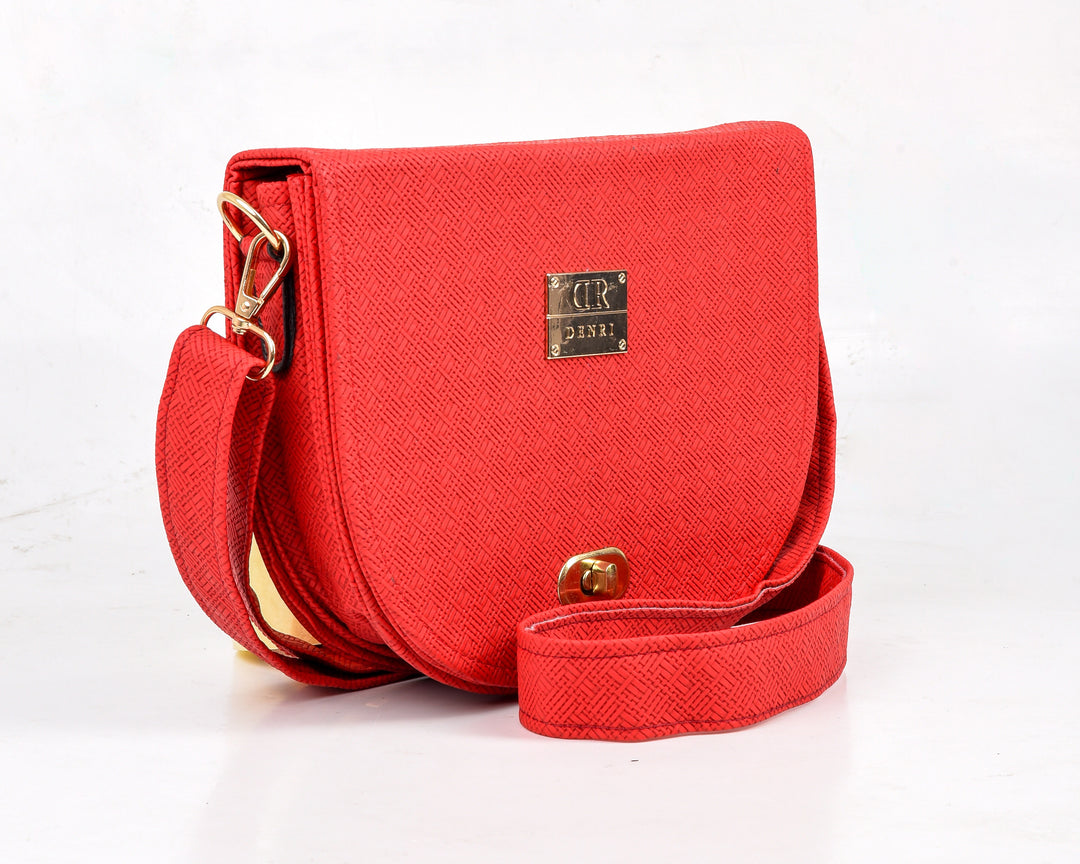 Moon bag Pattern Red