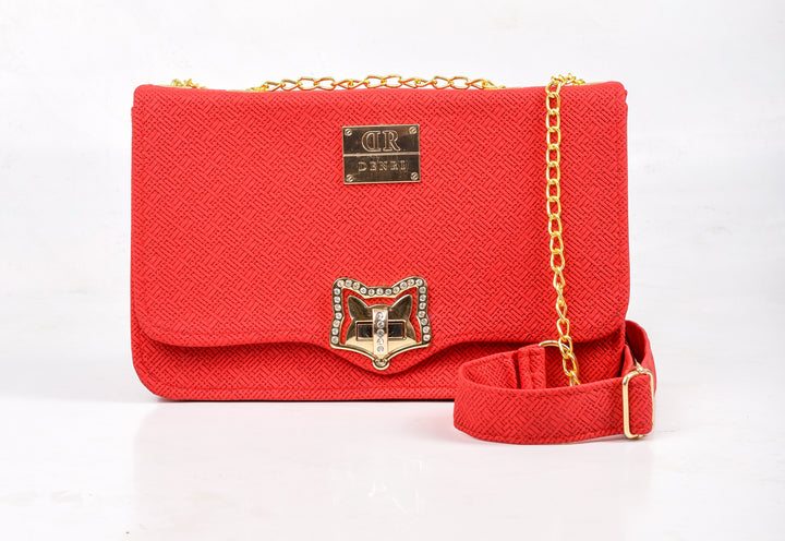 Ella Pattern Red Sling Bag