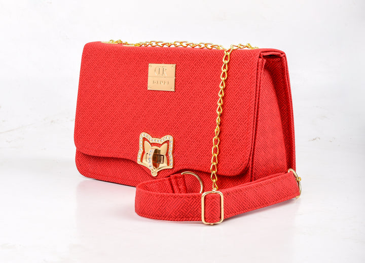 Ella Pattern Red Sling Bag