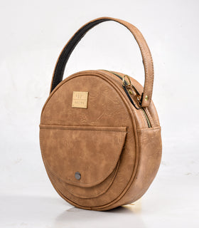 Denri Butterfly | Round, Compact Sling Bag | Premium Material, Adjustable Strap & 3 Pockets