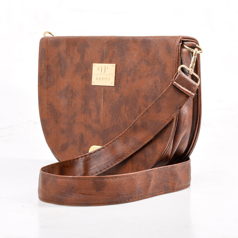 Denri Moon Sling Bag | Compact Crossbody | Adjustable Strap & Multiple Pockets