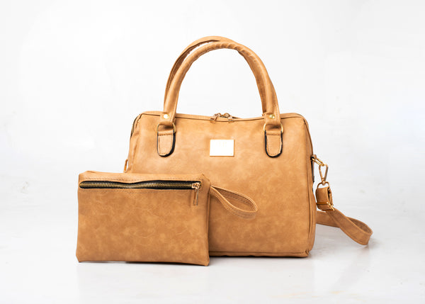 Denri Marley Handbag | Matching Mini Purse | Ergonomic Handles & Detachable Strap