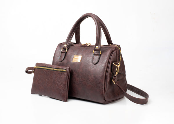 Denri Marley Handbag | Matching Mini Purse | Ergonomic Handles & Detachable Strap