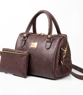 Denri Marley Handbag | Matching Mini Purse | Ergonomic Handles & Detachable Strap