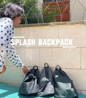 Denri Splash Backpack | Waterproof, Durable, Padded Sleeve & Anti-Theft Zipper