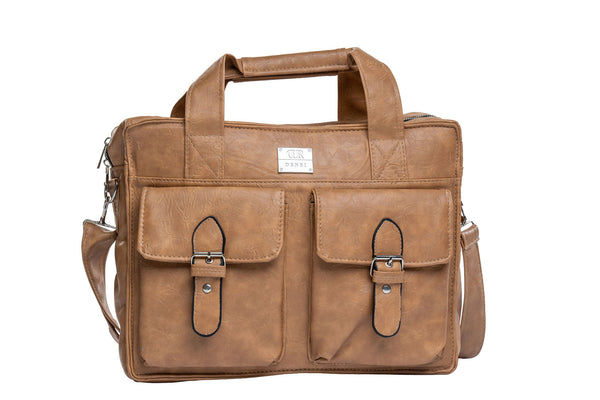 Denri Jade Briefcase Bag | Padded Laptop Compartment & Multiple Pockets