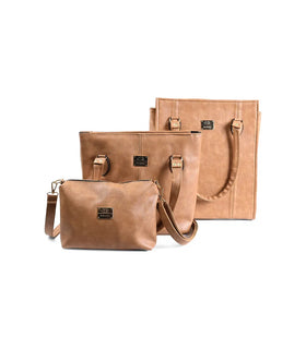 Denri Jamela Laptop Handbag | Padded laptop compartment; multi pockets | 3-in-1 carry.
