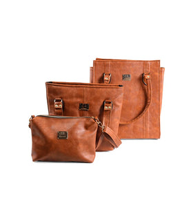 Denri Jamela Laptop Handbag | Padded laptop compartment; multi pockets | 3-in-1 carry.