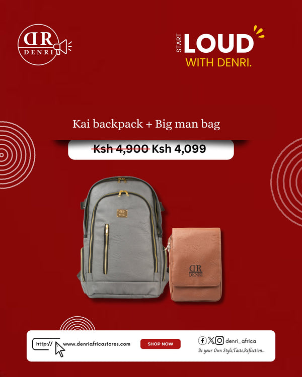 Kai Backpack + Big Manbag