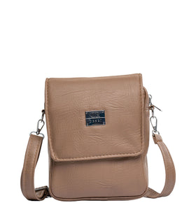 Denri Luna Man Bag | Internal & External Pockets, Adjustable Strap | Minimalist Design