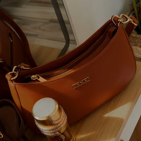 DENRI x LAMORA Limited Edition Crossbody Bag — Premium Faux Leather