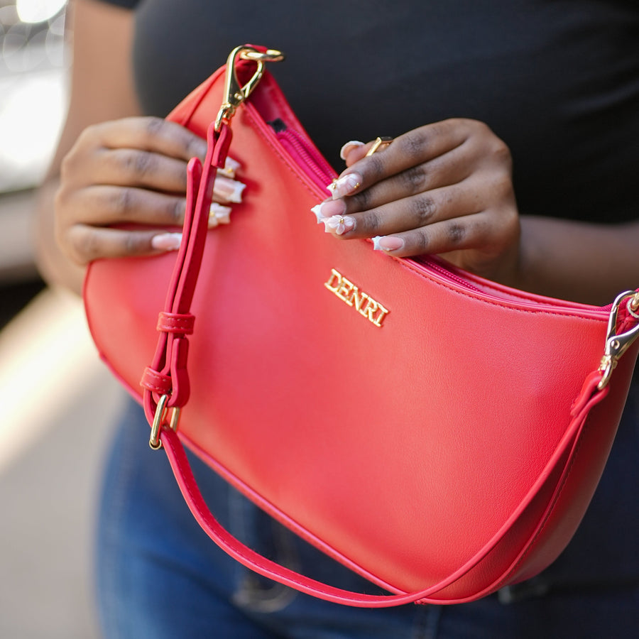 DENRI x LAMORA Limited Edition Crossbody Bag — Premium Faux Leather