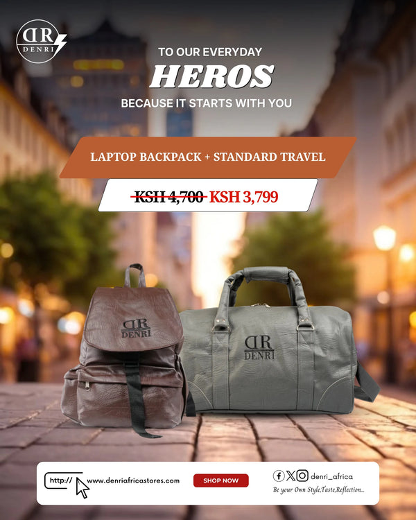 Laptop Backpack + Standard Travel