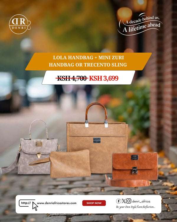 Lola Handbag + Mini Zuri Handbag or Trecento Sling