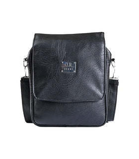 Denri Luna Man Bag | Internal & External Pockets, Adjustable Strap | Minimalist Design