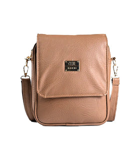 Denri Luna Man Bag | Internal & External Pockets, Adjustable Strap | Minimalist Design