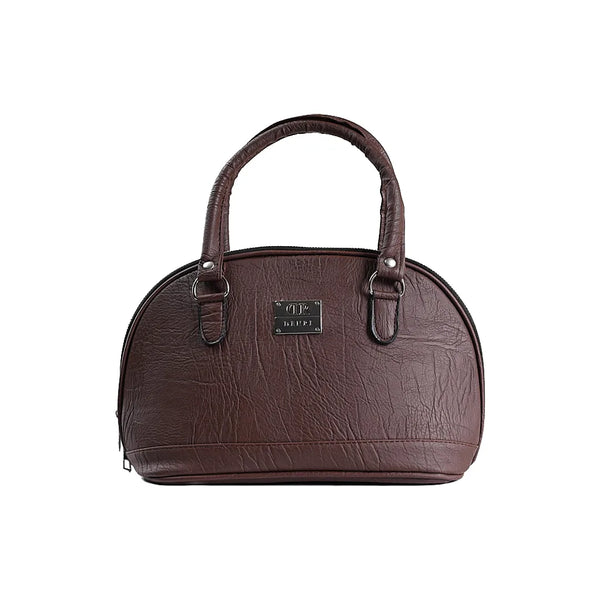 Denri Oval Handbag | Lightweight, Firm Handle, 2 Internal Pockets, Quality Leather