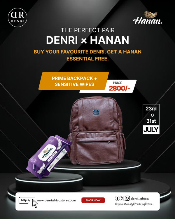 Denri Prime Men’s Durable Backpack – Heavy-Duty Design Fits Up To 17” Laptop