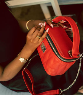 Denri Amora Cute Mini Handbag for Women – Stylish Valentine's Gift, Date Night & Brunch Outfit Ladies Bag (Free Gift Bag Included)
