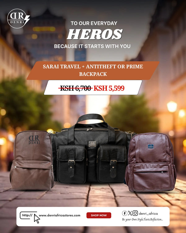 Sarai Travel + Antitheft Backpack or Prime Backpack