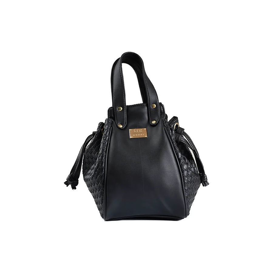 Denri Skye Handbag | Vegan Leather, Hidden Press-Button Closure | Chic & Featherlight