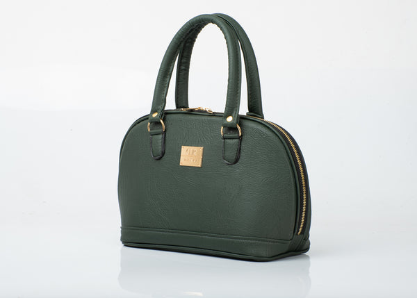 Denri Oval Handbag | Lightweight, Firm Handle, 2 Internal Pockets, Quality Leather