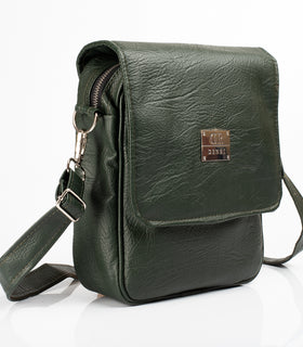 Denri Luna Man Bag | Internal & External Pockets, Adjustable Strap | Minimalist Design